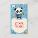 Search for classroom business cards Cute