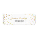 Search for confetti dots return address labels Elegant