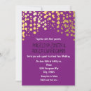 Search for gold confetti wedding invitations Golden