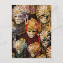 Search for venice carnival masks postcards Carnivale