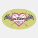 Search for wings oval stickers Pink