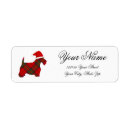 Search for scottie return address labels Terrier