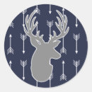 Search for white deer stickers Rustic