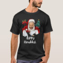 Search for happy hanukkah tshirts Santa