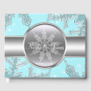 Search for winter wonderland guest books Elegant