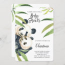 Search for baby panda invitations Greenery