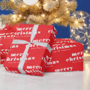 Search for contemporary wrapping paper Red