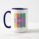 Search for funky colorful mugs Retro