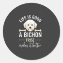 Search for life is good stickers Dog