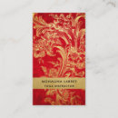 Search for damask pattern business cards Chic