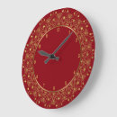 Search for burgundy clocks Gold