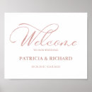 Search for rose gold foil wedding signs Calligraphy