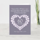Search for diamond wedding anniversary cards Heart