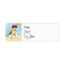 Search for wire return address labels Fox terrier