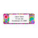 Search for blue green purple return address labels Boho