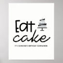 Search for birthday cake posters modern