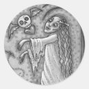 Search for cute skull stickers Black and white