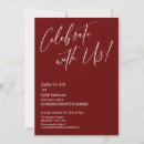 Search for burgundy wedding reception invitations Typography