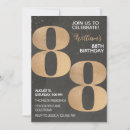 Search for 88th birthday invitations Black