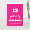 Search for funny 13th birthday cards 13 years old