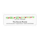 Search for holly return address labels Change of address