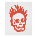 Search for flaming skull art Horror