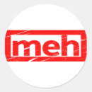 Search for meh stickers Humour