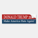 Search for hates america bumper stickers Make america hate again