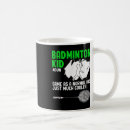 Search for badminton racket mugs Favourite hobby badminton