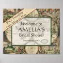 Search for game map posters Travel bridal shower