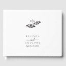 Search for butterfly guest books Elegant