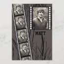 Search for film strip graduation invitations Grey
