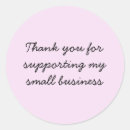 Search for thank you for business stickers Small
