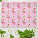 Search for pink flamingo pattern tea towels Tropical