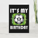 Search for 8 year old boy birthday cards Soccer