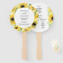 Search for circle fans wedding wedding programs Rustic