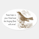 Search for birding oval stickers Vintage