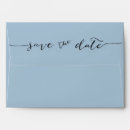 Search for dusty blue envelopes Modern elegant