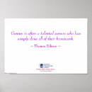 Search for genius posters Motivational