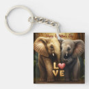 Search for elephant love key rings Cute