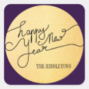 Search for happy new year gold stickers Calligraphy