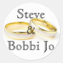 Search for gold ring wedding stickers Stylish