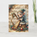 Search for harp christmas cards Cute