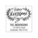 Search for happy holidays rubber stamps Chic