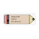 Search for school supply return address labels Student