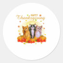 Search for cat thanksgiving stickers Happy