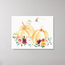 Search for pumpkins canvas prints Watercolor