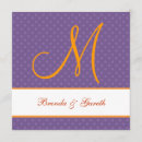 Search for polka dot monogram invitations Elegant