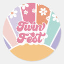 Search for twin birthday party stickers Pink