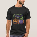 Search for 8 bit pixel art tshirts Halloween